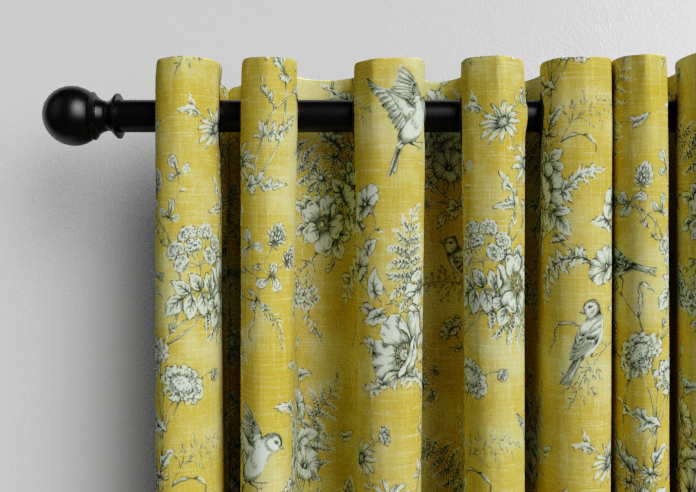 Finch Toile, Buttercup - Made to Measure Curtains - Image 12